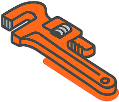 Llave inglesa usada por fontanero Valencia para instalación aire acondicionado y fontanería